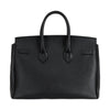 Gianni Segatta Epsom Leather Iconic Tote Black Timeless Martha's Vineyard