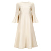 MeiMeij Bell Sleeve Dress - Cream Timeless Martha's Vineyard