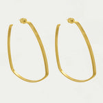 Dean Davidson Large Square Hoop Timeless Martha's Vineyard