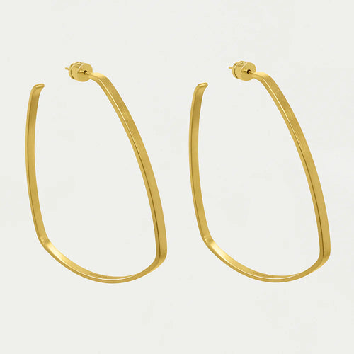 Dean Davidson Large Square Hoop Timeless Martha's Vineyard