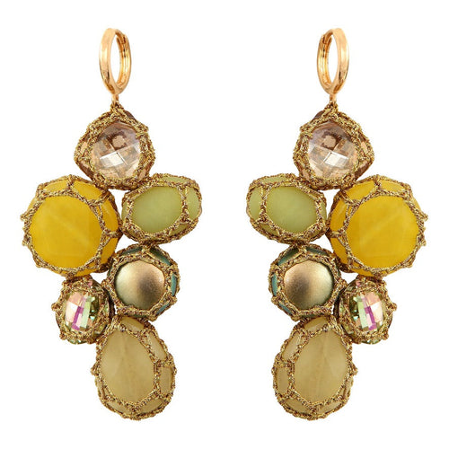 Boks & Baum Citrine Bulle Drop Gemstone Earrings Timeless Martha's Vineyard 