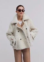 Utzon Lacon Shearling Reversible Jacket Timeless Martha's Vineyard 
