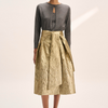 Natan Gold Drima Belted Midi Skirt Timeless Martha's Vineyard 