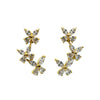 Triple Butterfly Dangle Earrings - Gold Timeless Martha's Vineyard