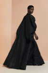 Palmer / / Harding Black Sparkle Encompass Taffeta Gown Timeless Martha's Vineyard 