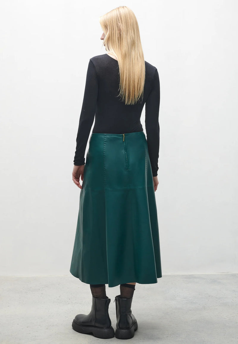Arma Marbella Leather Skirt Timeless Martha's Vineyard