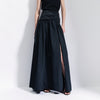 Natan Ceylan Black Taffeta Parachute Maxi Skirt Timeless Martha's Vineyard 