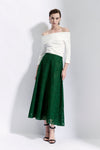 Natan Liv Off The Shoulder Stretchy Knit Top Off White Timeless Martha's Vineyard 