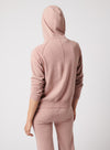 Majestic Cashmere Zip Hoodie - Blush Rose Timeless Martha's Vineyard