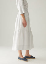 Rosso35 Tired Linen Skirt Timeless Martha's Vineyard