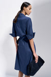 Caen Wrap Dress - Poppy Red