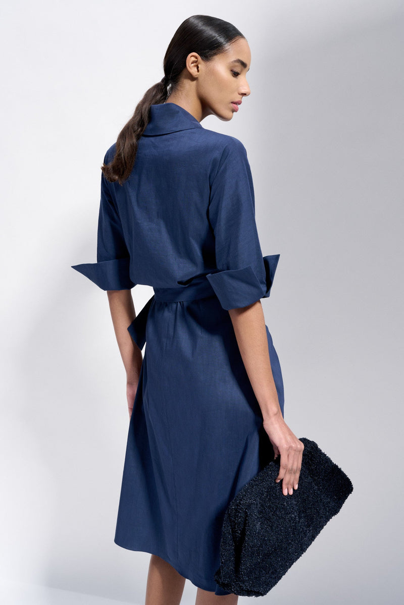Caen Wrap Dress - Poppy Red