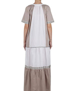 Tiered Maxi Dress - Persimmon Orange