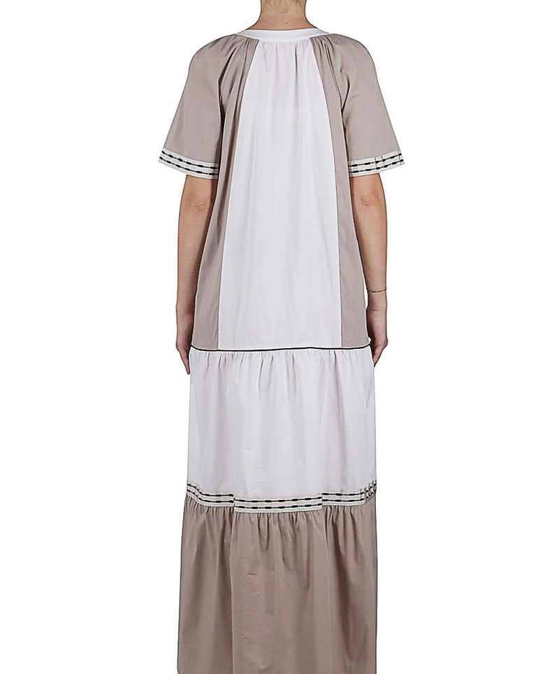 Tiered Maxi Dress - Persimmon Orange