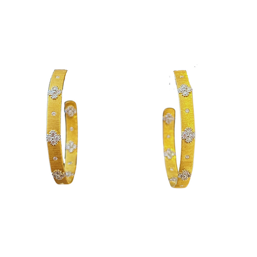 Large Hoop Earrings - Gold Timeless Martha's Vineyard