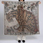 Sabina Savage The Lunar Leopard Wool + Silk Scarf Timeless Martha's Vineyard 