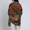 Sabina Savage Floating Rabbits Silk Twill Rectangle Scarf Timeless Martha's Vineyard 