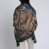 Sabina Savage Lunar Leopard Silk Twill Rectangle Scarf Timeless Martha's Vineyard 