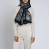 Sabina Savage Lunar Leopard Silk Twill Rectangle Scarf Timeless Martha's Vineyard 