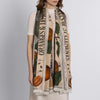 Large Silk Rectangle Scarf Oranges + Lemons Zest Timeless Martha's Vineyard 