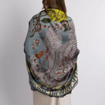 Sabina Savage Oranges and Lemons Silk Rectangle Scarf Timeless Martha's Vineyard 