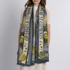 Sabina Savage Oranges and Lemons Silk Rectangle Scarf Timeless Martha's Vineyard 