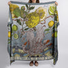Sabina Savage Oranges and Lemons Silk Rectangle Scarf Timeless Martha's Vineyard 