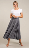 Hubert Gasser Midi Pleated Skirt Timeless Martha's Vineyard