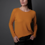 Moray Broughton Crew Neck - Umber Timeless Martha's Vineyard