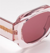 Emmanuelle Khanh Round Sunglasses - Pale Pink Timeless Martha's Vineyard
