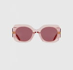 Emmanuelle Khanh Round Sunglasses - Pale Pink Timeless Martha's Vineyard