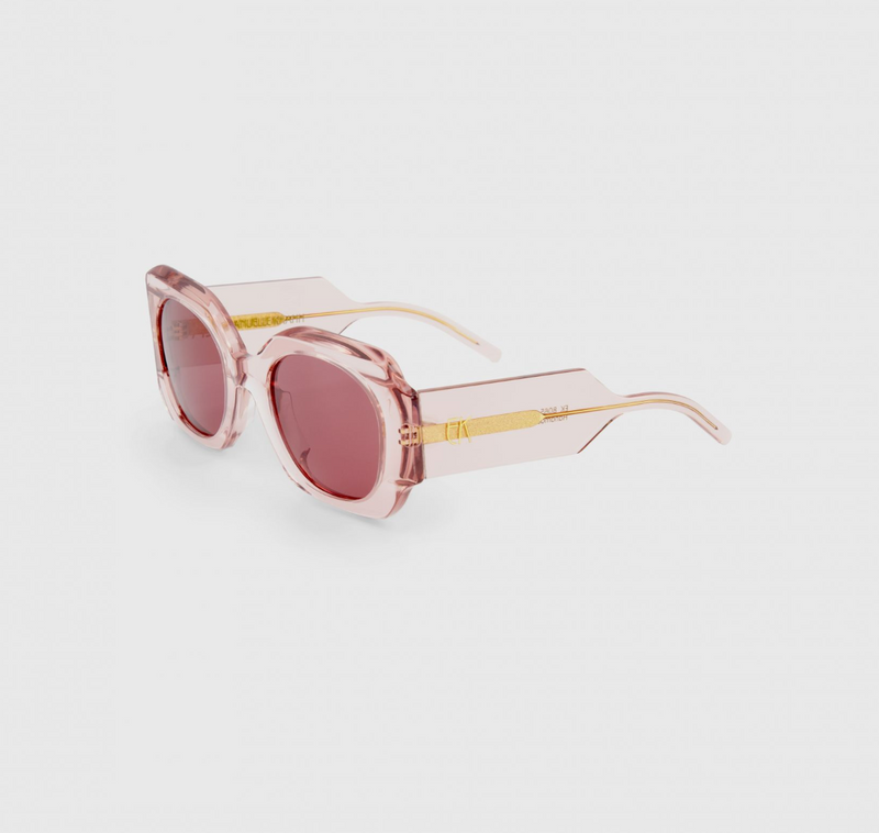 Emmanuelle Khanh Round Sunglasses - Pale Pink Timeless Martha's Vineyard