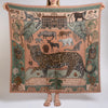 Sabina Savage The Jaguar's Paradise Wool + Silk Scarf Timeless Martha's Vineyard 