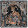 Sabina Savage The Song Deer Wool + Silk Scarf Storm Timeless Martha's Vineyard 