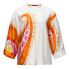 Margareth & Moi Silk Print Blouse Timeless Martha's Vineyard