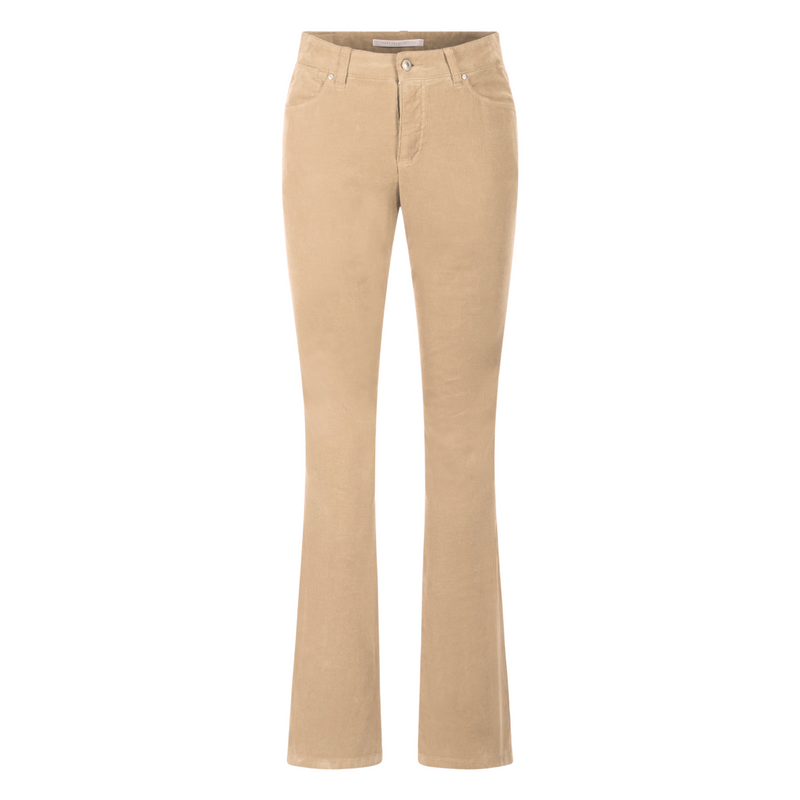 Raffaello Rossi Vic Corduroy Bootcut Pant Beige Timeless Martha's Vineyard 