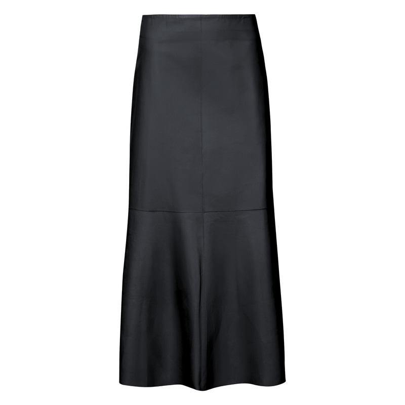 Leather Skirt - Black