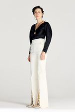 Palmer / / Harding Ecru Cotton Drill Entirety Trouser Timeless Martha's Vineyard