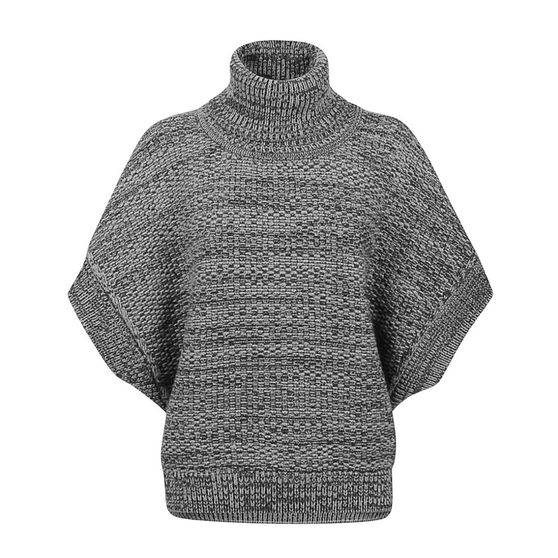 Turtleneck poncho sweater new arrivals