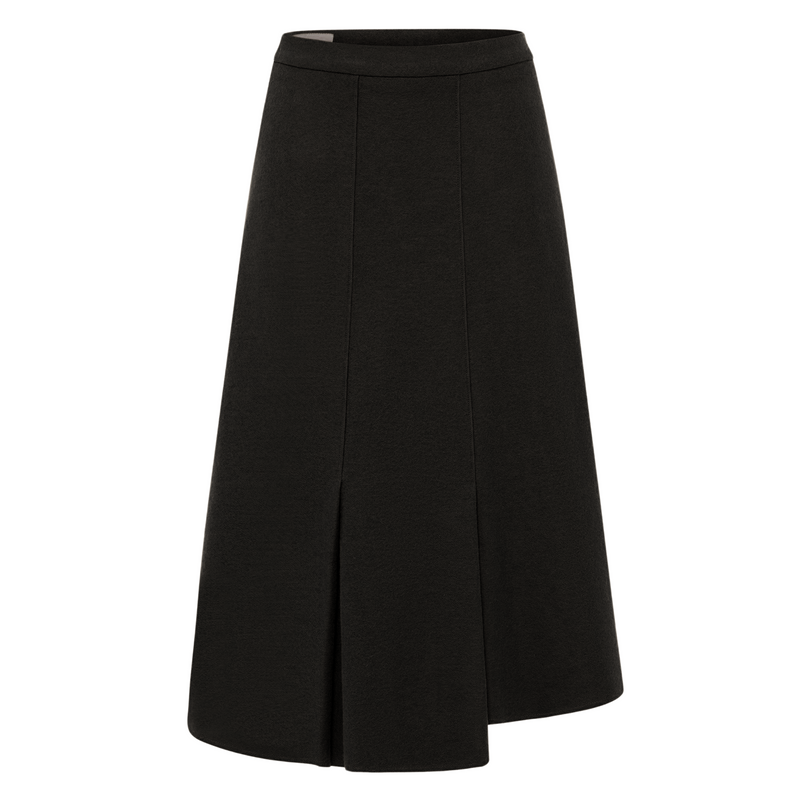 Mignon Doo Asymmetrical Wool Skirt - Timeless Martha's Vineyard