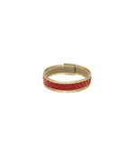 Coralie Paris Red Python Zip Miss Bracelet Timeless Martha's Vineyard 