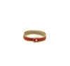 Coralie Paris Red Python Zip Miss Bracelet Timeless Martha's Vineyard 
