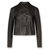 Arma Emy Leather Jacket - Brown Timeless Martha's Vineyard