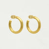 Dune Mini Hoop - Gold