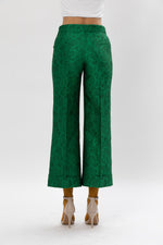 Margareth & Moi Floral Brocade Pants - Black Timeless Martha's Vineyard