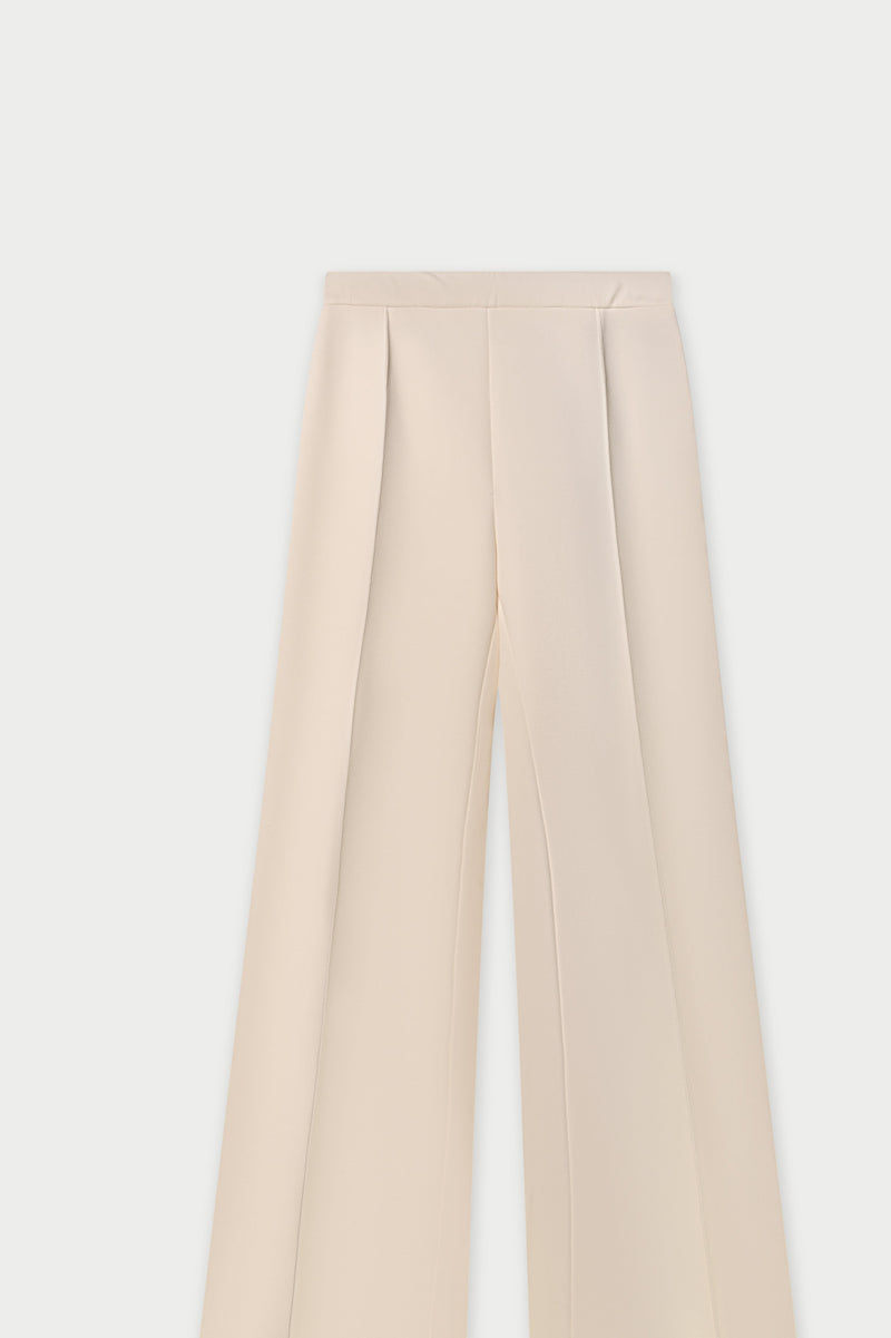 Natan Dravo Off White Wide Leg Pant Timeless Martha's Vineyard 