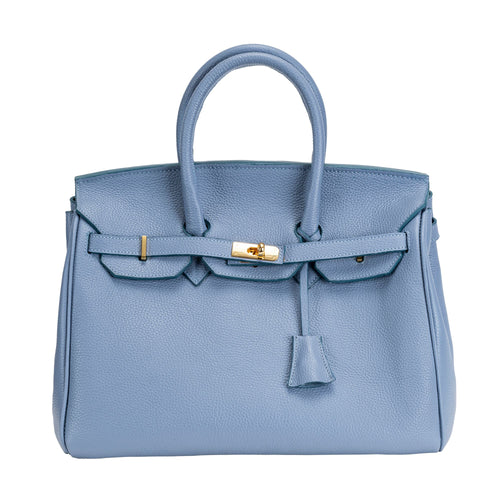 Hermes birkin 30cm real togo leather Navy blue, Luxury, Bags