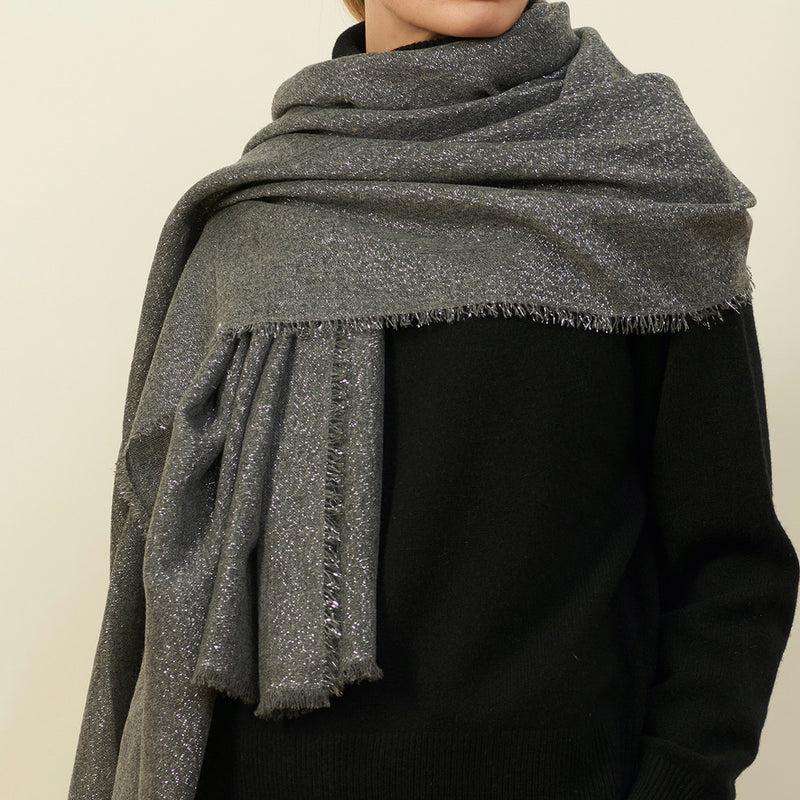 THE COSMOS SCARF - Grey