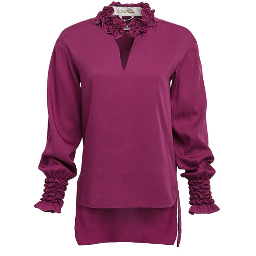 Le Sarte Pettegole Ruched Blouse Timeless Martha's Vineyard
