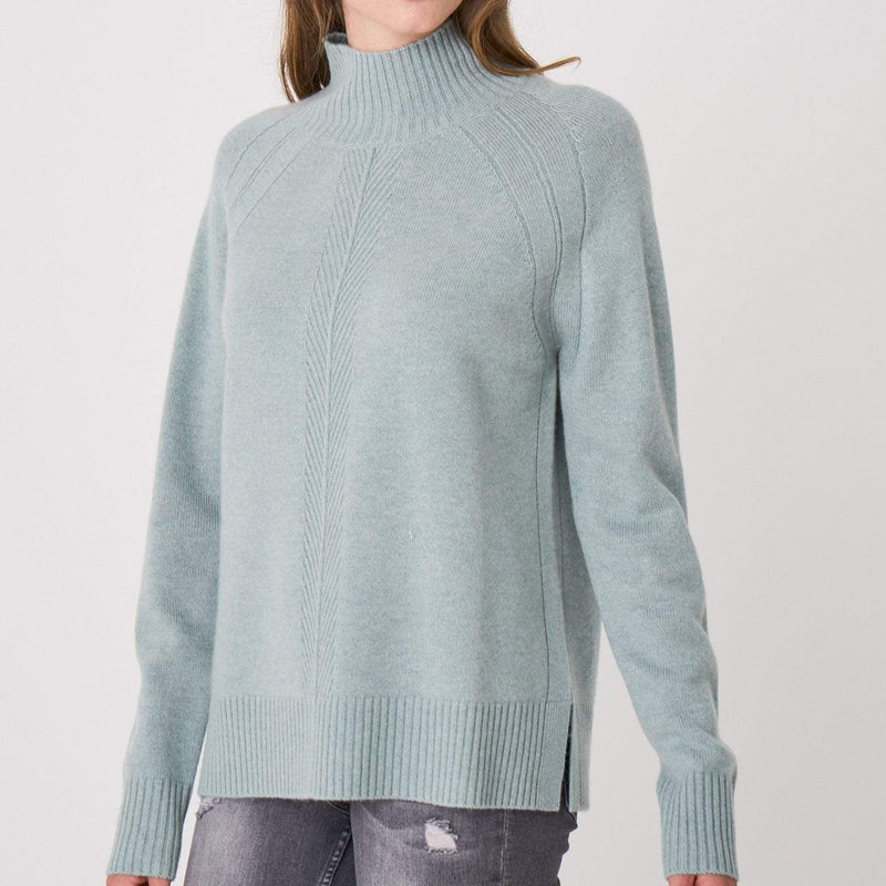 Repeat Cashmere Mock neck Timeless Martha's Vineyard